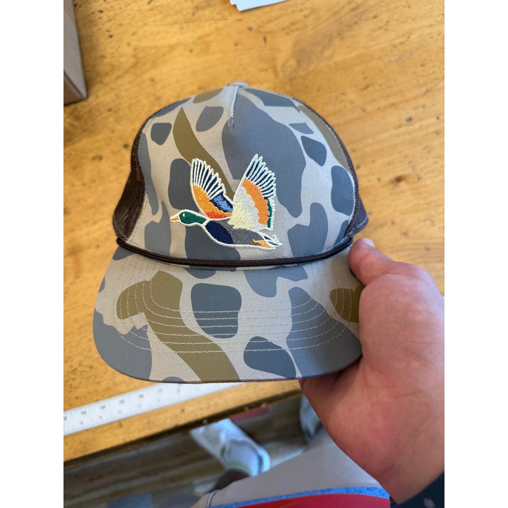 Burlebo Trucker Hat Adjustable Mallard Duck Camo Mesh Snapback Cap